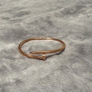 Rose Gold Nail Bracelet